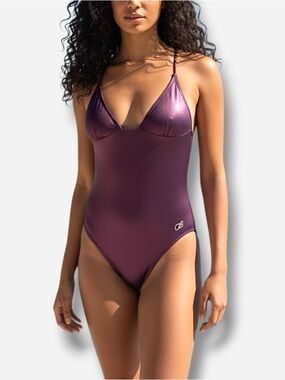 🌸New🌸 Olympia One-piece Swimwear Sz Xsmall Eggplant NWT